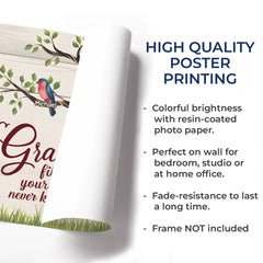Grandchildren Are The Joy Of Our Hearts - Family Personalized Custom Horizontal Poster - Gift For Grandma. Grandpa. Grandkid
