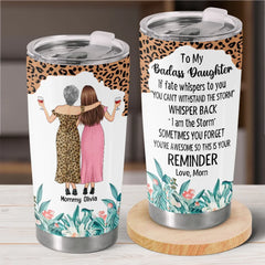 Mother And Daughters Are Best Friends From The Start - Family Personalized Custom Tumbler - Gift For Mom. Daughter