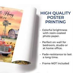 More Time With You Would Be A Gift - Couple Personalized Custom Horizontal Poster - Gift For Husband Wife. Anniversary