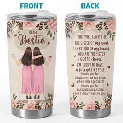 Forever My Favorite Human - Bestie Personalized Custom Tumbler - Gift For Best Friends. BFF. Sisters