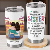 Celebrate The Bonds That Mean The Most - Bestie Personalized Custom Tumbler - Gift For Best Friends. BFF. Sisters
