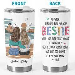A Thoughtful Gift For Your Besties - Bestie Personalized Custom Tumbler - Gift For Best Friends. BFF. Sisters