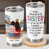 For The Friends Who Make Every Moment Special - Bestie Personalized Custom Tumbler - Gift For Best Friends. BFF. Sisters
