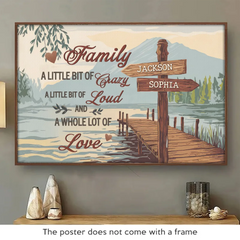 Turn Your Favorite Memories Into Something Special - Family Personalized Custom Horizontal Poster - Gift For Family Members