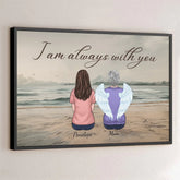 The Bond We Share Is My Greatest Gift - Memorial Personalized Custom Horizontal Poster - Sympathy Gift For Family Members