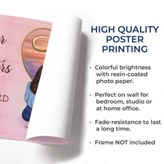 Because Every Family Has A Story Worth Sharing - Family Personalized Custom Horizontal Poster - Mother's Day. Gift For Mom. Grandma. Daughter