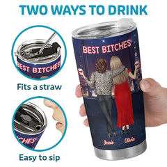 Chaos Creators Since Day One - Bestie Personalized Custom Tumbler - Gift For Best Friends. BFF. Sisters