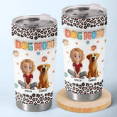 Fur-Ever In My Heart - Dog & Cat Personalized Custom 3D Inflated Effect Printed Tumbler - Gift For Pet Owners. Pet Lovers