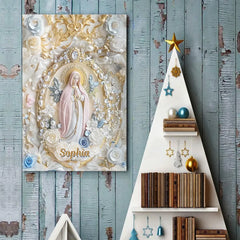 With Love Comes Faith - Family Personalized Custom Vertical Poster - Gift For Yourself. Best Friends. Siblings. Family Members