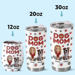 My Dog Is My Heart With Fur - Dog Personalized Custom 3D Inflated Effect Printed Tumbler - Gift For Pet Owners. Pet Lovers