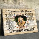 Custom Photo Run Free. My Sweet Friend - Memorial Personalized Custom Horizontal Canvas - Sympathy Gift For Pet Owners. Pet Lovers