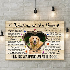 Custom Photo Run Free. My Sweet Friend - Memorial Personalized Custom Horizontal Canvas - Sympathy Gift For Pet Owners. Pet Lovers