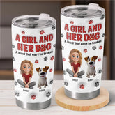 Best Friends Have Paws - Dog Personalized Custom 3D Inflated Effect Printed Tumbler - Gift For Pet Owners. Pet Lovers