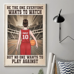 Play Hard. Stay Humble - Personalized Custom Vertical Poster - Gift For Sport Lovers. Sport Players