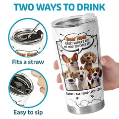 Our Love For You Is Fur-Ever - Dog Personalized Custom Tumbler - Gift For Pet Owners. Pet Lovers