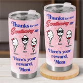 The Best Decision You Ever Made - Family Personalized Custom Tumbler - Mother's Day. Gift For Mom