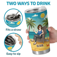 No Deadlines. Just Lifelines - Personalized Custom Tumbler - Appreciation. Retirement Gift For Yourself. Best Friends. Siblings. Family Members. Coworkers