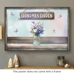 Carrying Love Everywhere - Family Personalized Custom Horizontal Poster - Mother's Day. Gift For Mom. Grandma
