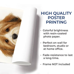 Custom Photo Vertical Poster - Personalized Birthday Gifts For Dog Cat Lovers. Dog Dad And Mom. Cat Owners - Pawtrait Perfection