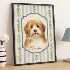 Custom Photo Vertical Poster - Personalized Pet Memorial Sympathy Gifts For Dogs. Cats - Joy In Every Wag