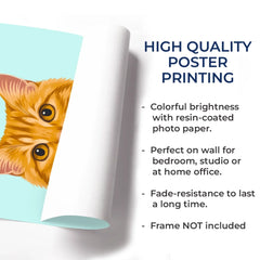Custom Photo Vertical Poster - Personalized Pet Memorial Sympathy Gifts For Dogs. Cats - My Hooman Loves Me This Much