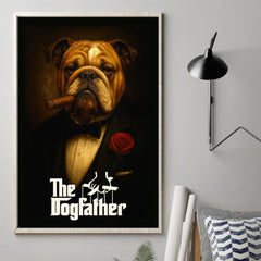 Custom Photo Vertical Poster - Personalized Birthday Gifts For Dog Cat Lovers. Dog Dad And Mom. Cat Owners - Too Classy For Fetch