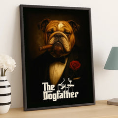 Custom Photo Vertical Poster - Personalized Birthday Gifts For Dog Cat Lovers. Dog Dad And Mom. Cat Owners - Too Classy For Fetch