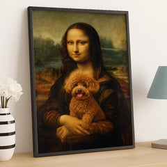 Custom Photo Vertical Poster - Personalized Birthday Gifts For Dog Cat Lovers. Dog Dad And Mom. Cat Owners - Classic Art. Modern Bark