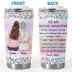 Custom Tumbler - Personalized Birthday Gifts For Mom. Grandma. Daughter. Granddaughter - Unstoppable Like You Are