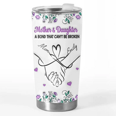 Custom Tumbler - Personalized Birthday Gifts For Mom. Daughter - Love Poured Daily