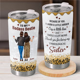 Custom Tumbler - Personalized Best Friend Birthday Gifts For Women. Besties. Sisters. BFF - Our Friendship Our Vintage