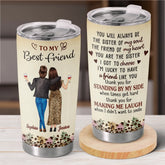 Custom Tumbler - Personalized Best Friend Birthday Gifts For Women. Besties. Sisters. BFF - Besties Fuel Each Other