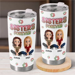 Custom Tumbler - Personalized Best Friend Birthday Gifts For Women. Besties. Sisters. BFF - Bestie Moments Spark Endless Smiles