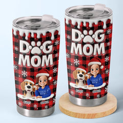 Custom Tumbler - Personalized Christmas Birthday Gifts For Dog Lovers. Dog Dad And Mom - Welcome To The Pawty