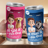 Custom Toy Box Tumbler - Personalized Birthday Gifts For Dog Lovers. Dog Dad And Mom - Paws And Coffee Vibes