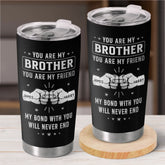 Custom Tumbler - Personalized Birthday Gifts For Dad. Brother. Sister. Kids - Growing Side by Side