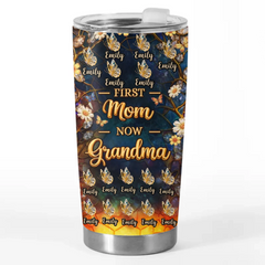 Custom Butterfly Tumbler - Personalized Mother's Day Birthday Gifts For Mom. Grandma - My Proudest Evolution