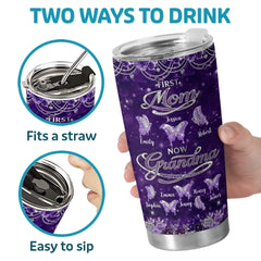 Custom Tumbler - Personalized Mother's Day Birthday Gifts For Mom. Grandma - The Heart Of Every Generation