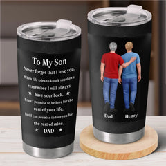 Custom Tumbler - Personalized Birthday Gifts For Son - You Gave My Life Meaning