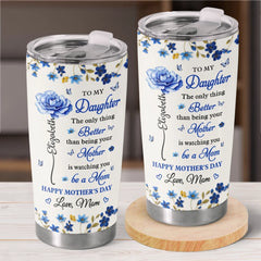 Custom Tumbler - Personalized Mother's Day Gifts For Daughter - My Daughter. My Heart. My Pride