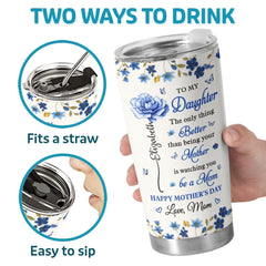 Custom Tumbler - Personalized Mother's Day Gifts For Daughter - My Daughter. My Heart. My Pride