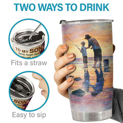Learn From Everything. You Can Be The Man I Know You Can Be - Tumbler - To My Son. Gift For Son. Son Gift From Dad. Birthday Gift For Son