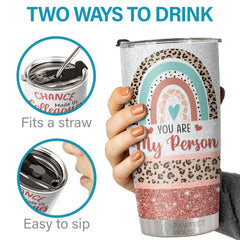 Chance Made Us Colleagues But The Fun & Laughter We Share Made Us Friends - Tumbler - Coworker. Office. Employee Appreciation. Farewell Gift. Work Friend. Colleagues Friendship