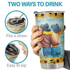 Pawfect House 20oz Tumbler - Thank You For Standing By My Side - Stainless Steel Insulated Tumbler Cute Tumbler For Best Friend Birthday Christmas Best Friends Wedding Matching Couples Stuff For BFF