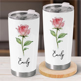 Custom Tumbler - Personalized Best Friend Birthday Gifts For Women. Besties. Sisters. BFF. Family. Yourself - Coffee Gossip Repeat