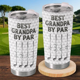 Custom Golf Tumbler - Personalized Father's Day Birthday Gifts For Dad. Grandpa. Golf Lovers. Sports Fans. Sports Lovers - Golf Now Adult Later
