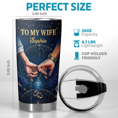 Custom Tumbler - Personalized Anniversary Wedding Gifts For Husband And Wife. Him And Her - You Are My Favorite Person