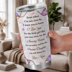 Custom Tumbler - Personalized Birthday Gifts For Daughter. Granddaughter - Forever My Precious Girl