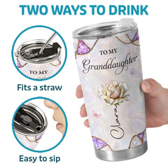 Custom Tumbler - Personalized Birthday Gifts For Daughter. Granddaughter - Forever My Precious Girl
