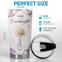 Custom Tumbler - Personalized Birthday Gifts For Daughter. Granddaughter - Forever My Precious Girl